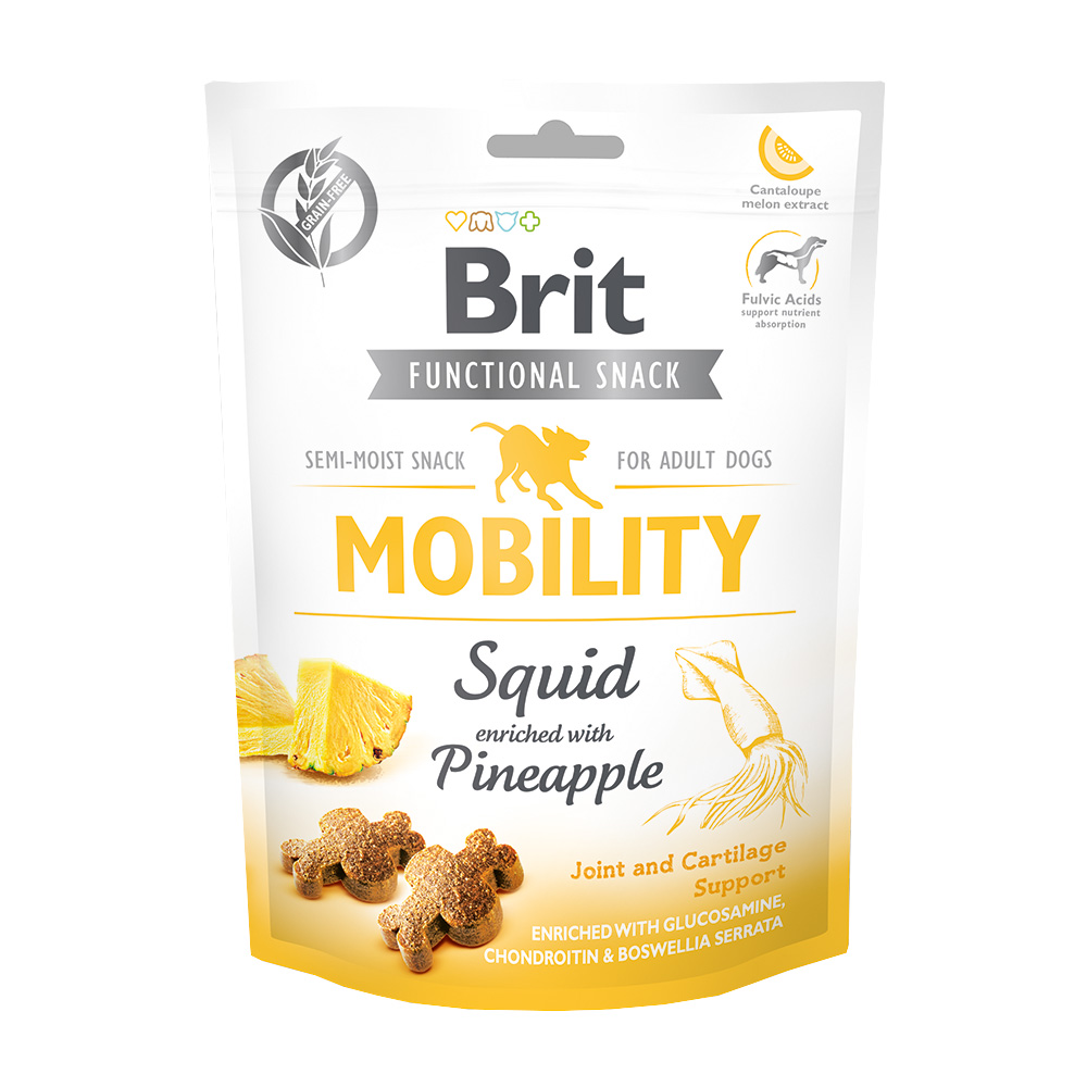 Brit Care Mobility Squid лакомство для собак 150г