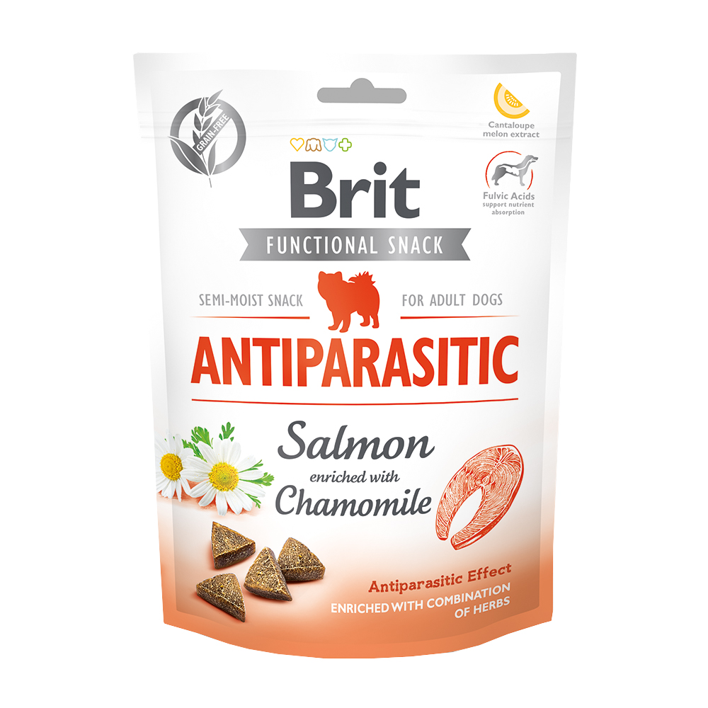 Brit Care Antiparasitic Salmon лакомство для собак 150г