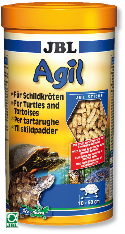 JBL Agil Основной корм для водных черепах длиной 10-50см, палочки, 250мл (100г)