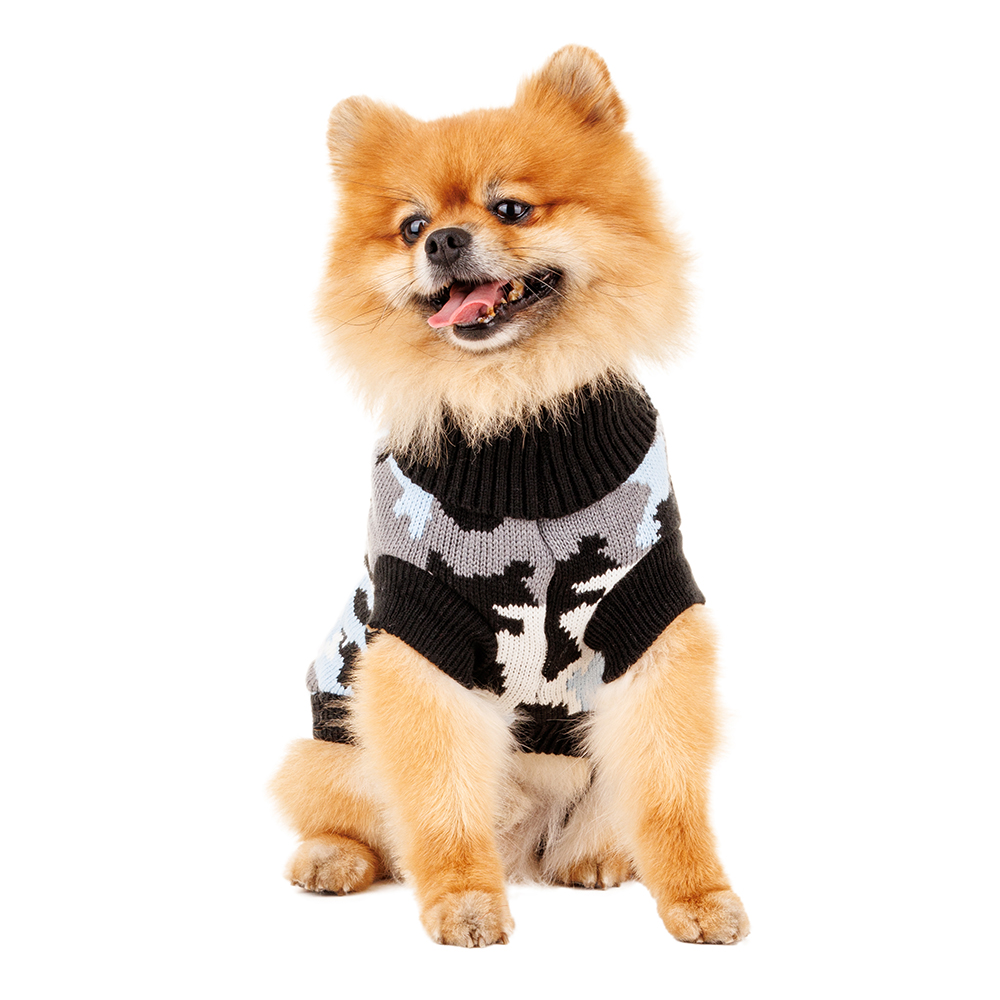 

Petmax Свитер для собак 30см M серый (унисекс)