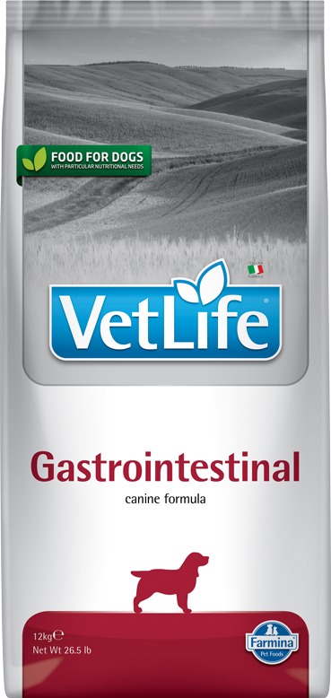 Farmina Vet Life Gastrointestinal диетический сухой корм для собак, при заболеваниях ЖКТ, с курицей, 2кг