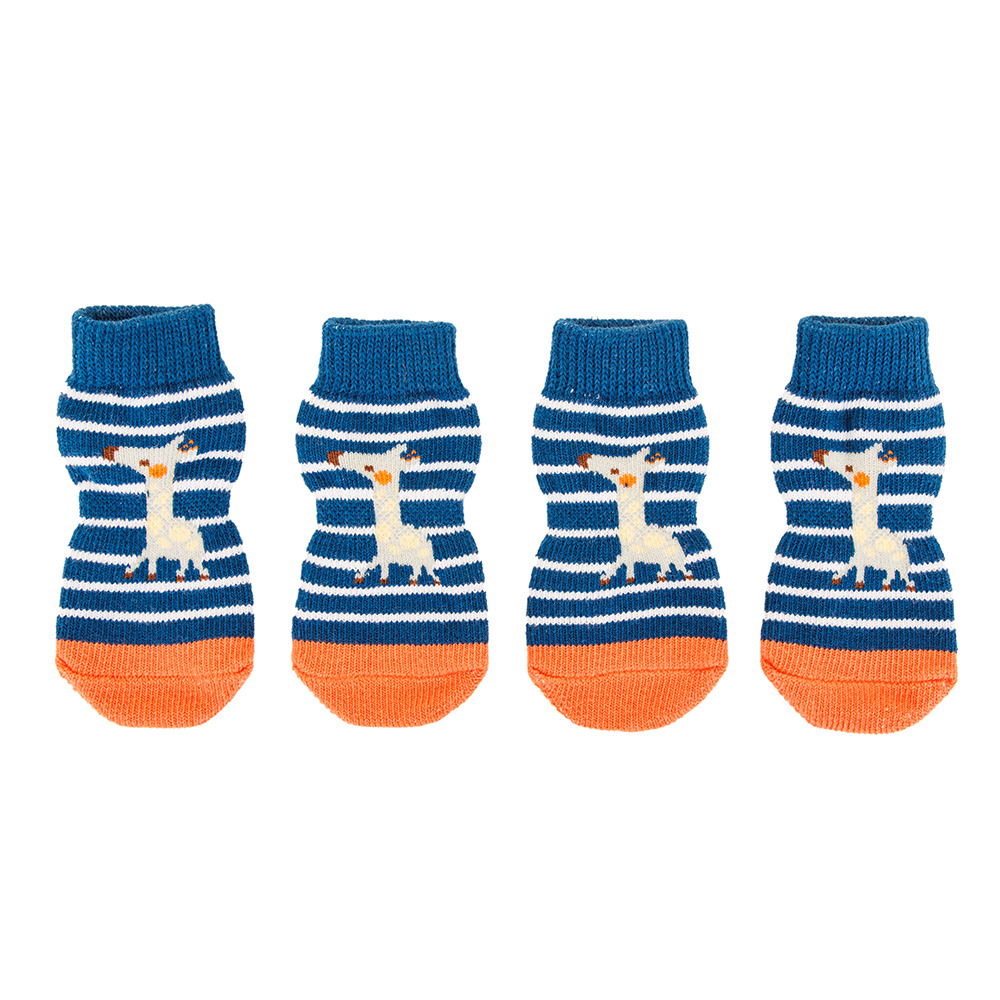 

Rurri Носки для собак в полоску S синий (унисекс)