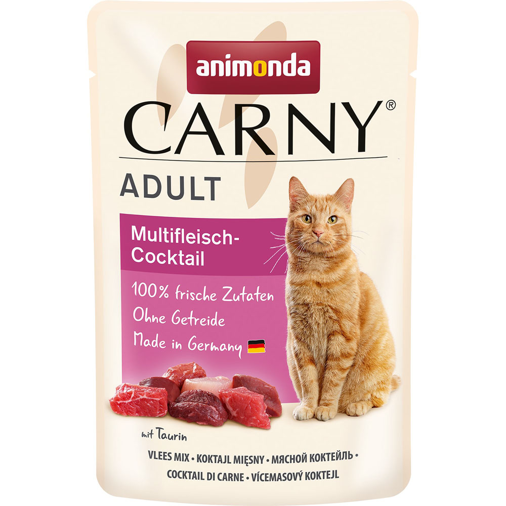 Animonda CARNY ADULT пауч мясной коктейль для взрослых кошек, 85 г