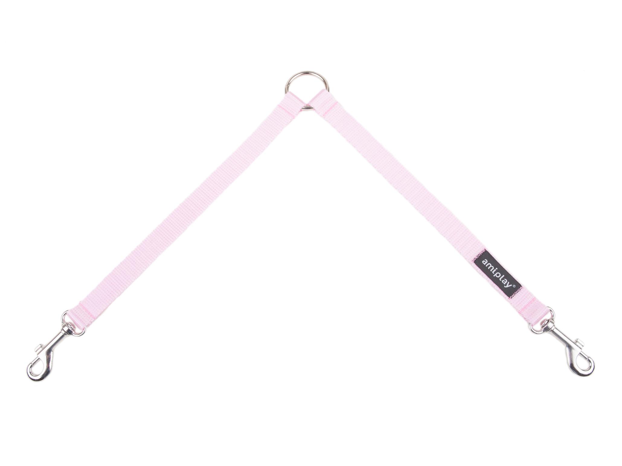 AmiPlay Сворка Basic M 30 x 1,5см Розовый