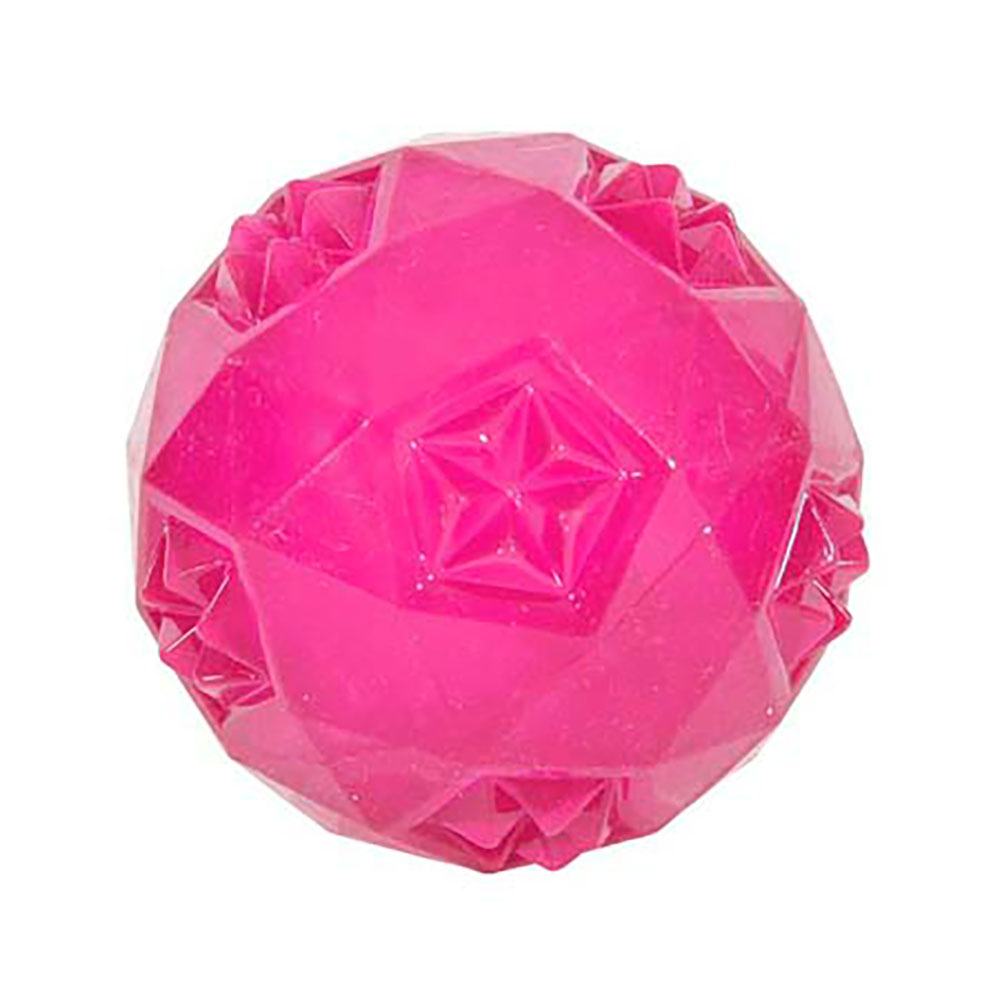 Zolux Игрушка из термопластичной резины Мяч, 7,5 см, малиновая