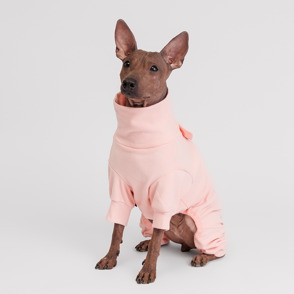 Rurri Костюм флисовый для собак, XL, розовый