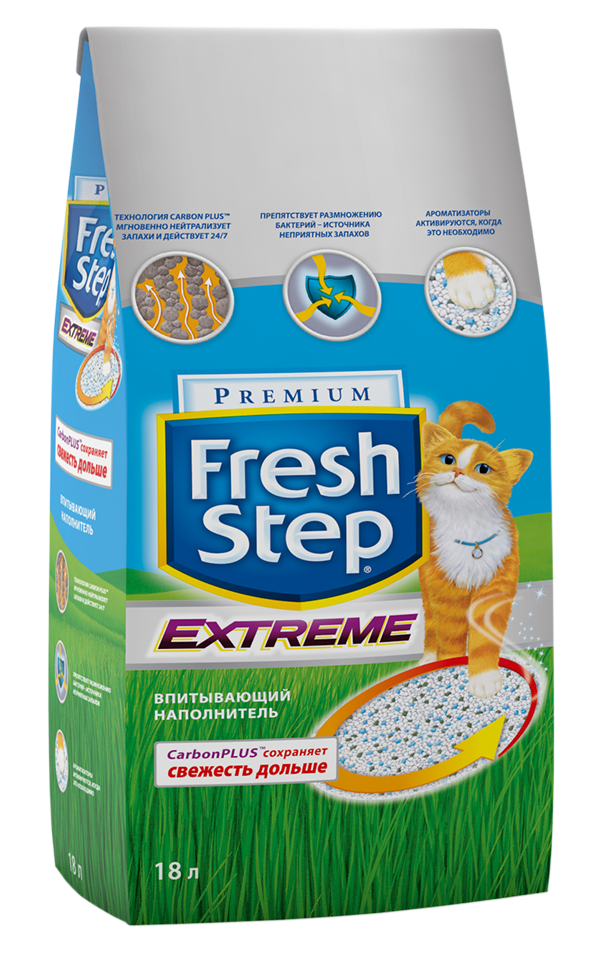 Fresh Step Extreme впитывающий наполнитель для кошачьего туалета, 9,52 кг
