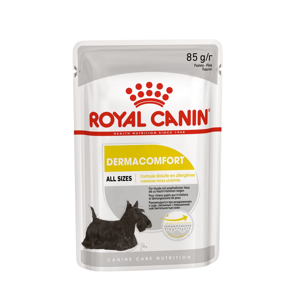 Royal Canin Mini Dermacomfort корм для собак с раздраженной и зудящей кожей 85 г