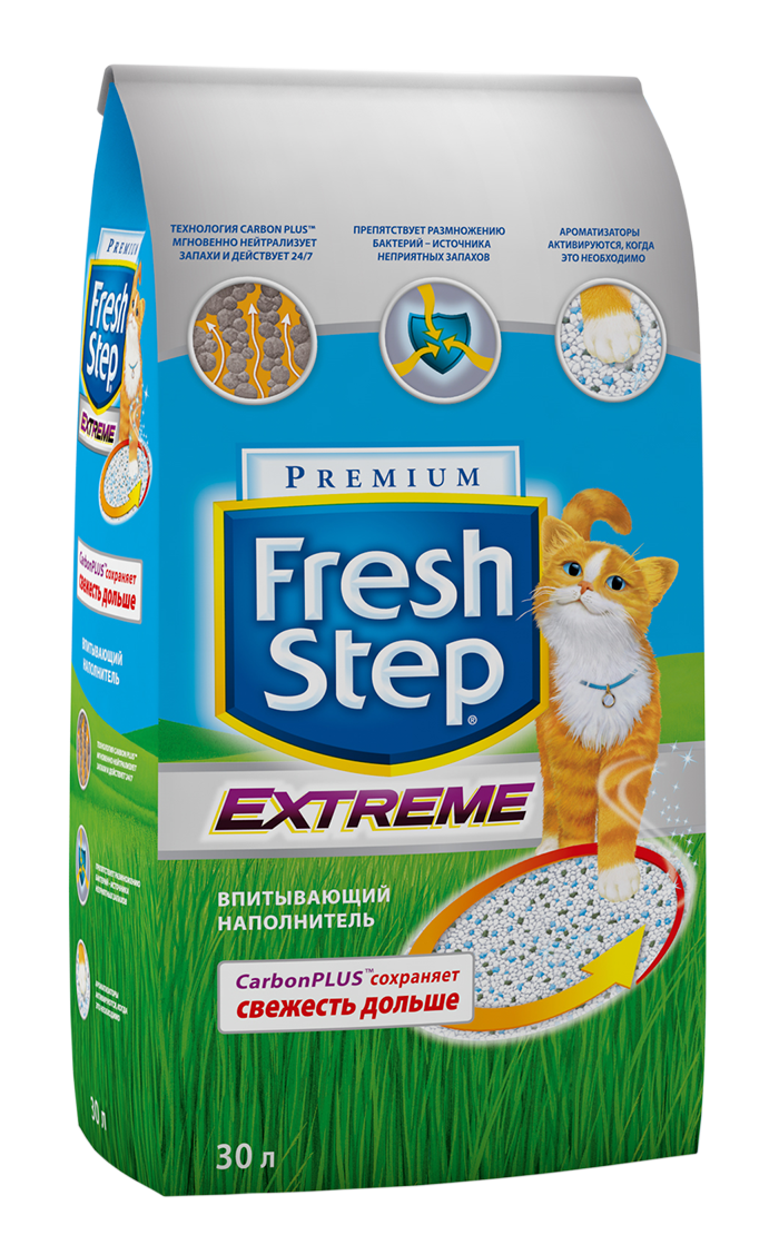 Fresh Step Extreme впитывающий наполнитель для кошачьего туалета, 15,87 кг