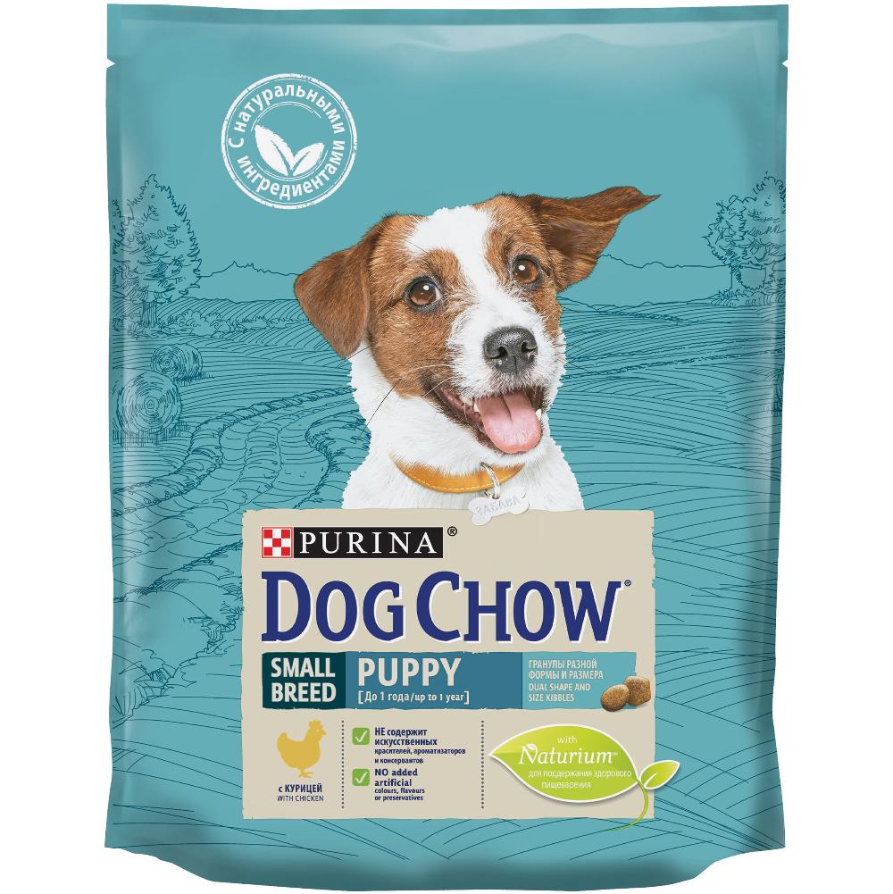 

Dog Chow Сухой корм для щенков мелких пород, с курицей, 800 г