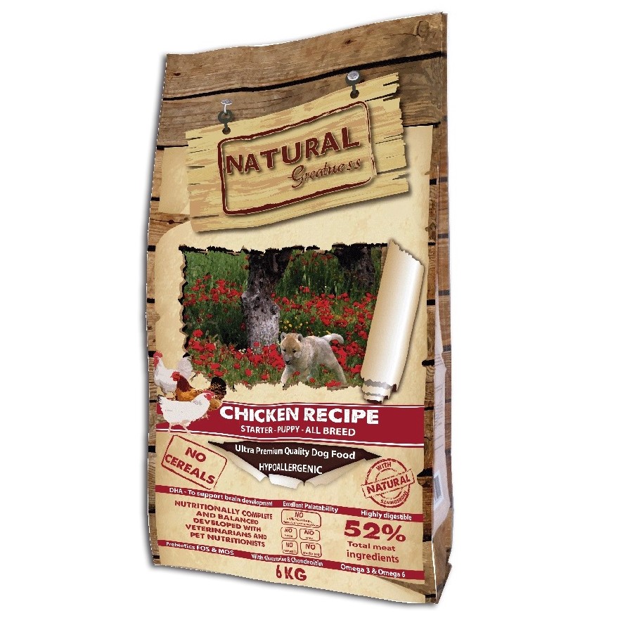Natural Greatness Chicken Recipe Starter Puppy сухой корм для щенков 6 кг