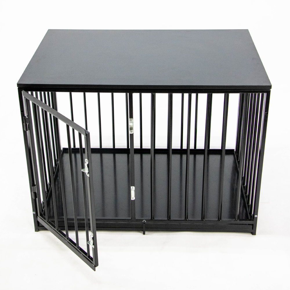 wikiLAB Клетка для собак однодверная V2, 94х60х68 см, черная