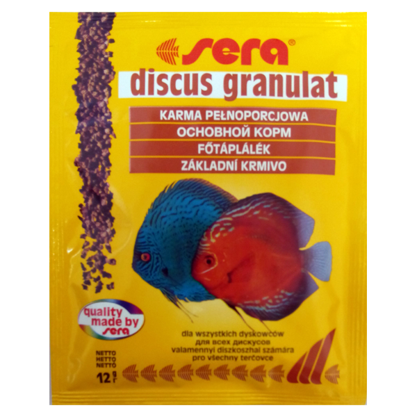 Sera Корм для рыб Discus Granulat 12 г (пакетик)