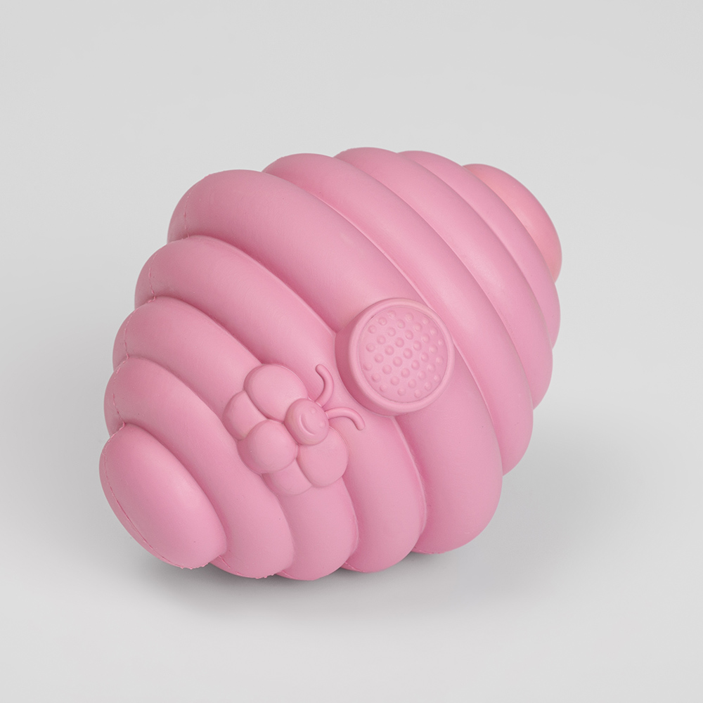 Rurri Игрушка для собачьих лакомств, 12х10х10 см, розовый