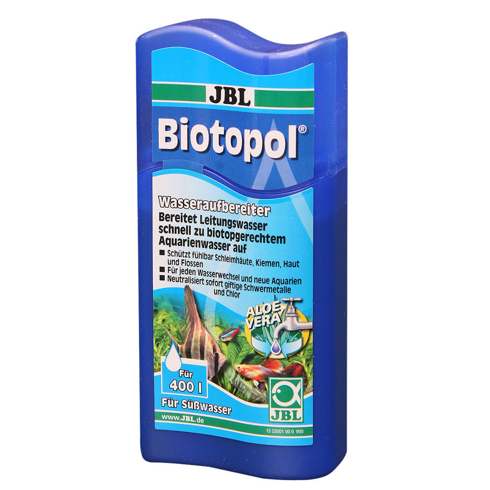 JBL Biotopol Кондиционер для пресноводных аквариумов, 100мл, на 400л