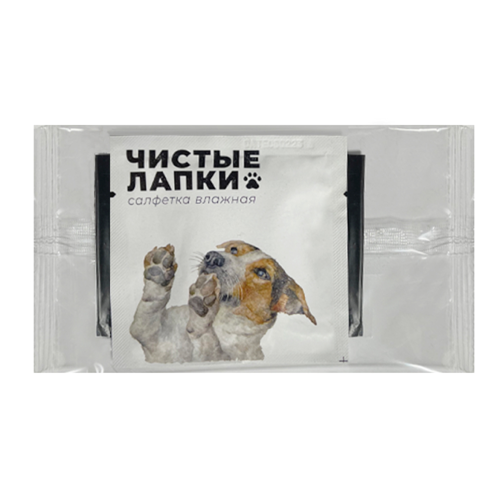 

Чистые Лапки Набор для уборки за собаками (салфетка влажная, перчатка, пакет для уборки) 1шт