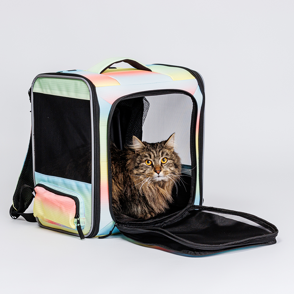 Rurri Рюкзак с дополнительной секцией для кошек и собак, 36х25х40 см