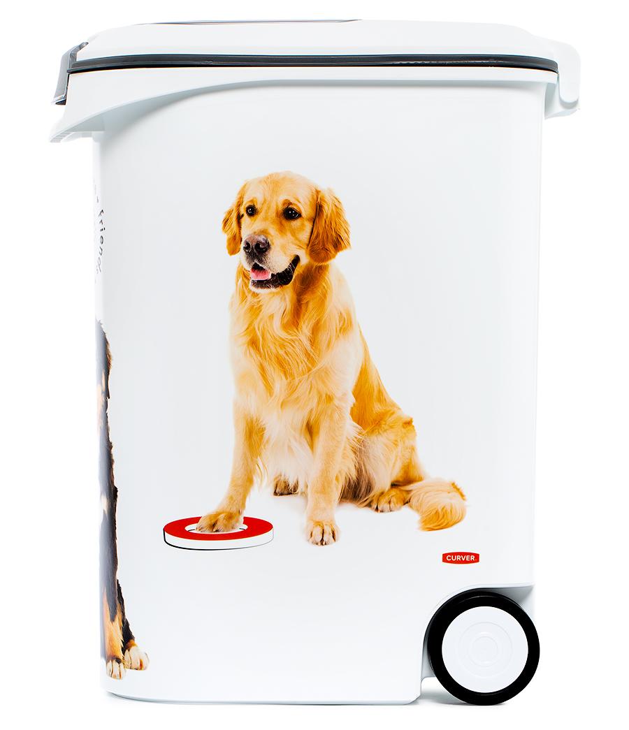 Curver Контейнер для хранения корма PET LIFE DOG на колесиках, 20кг/54л