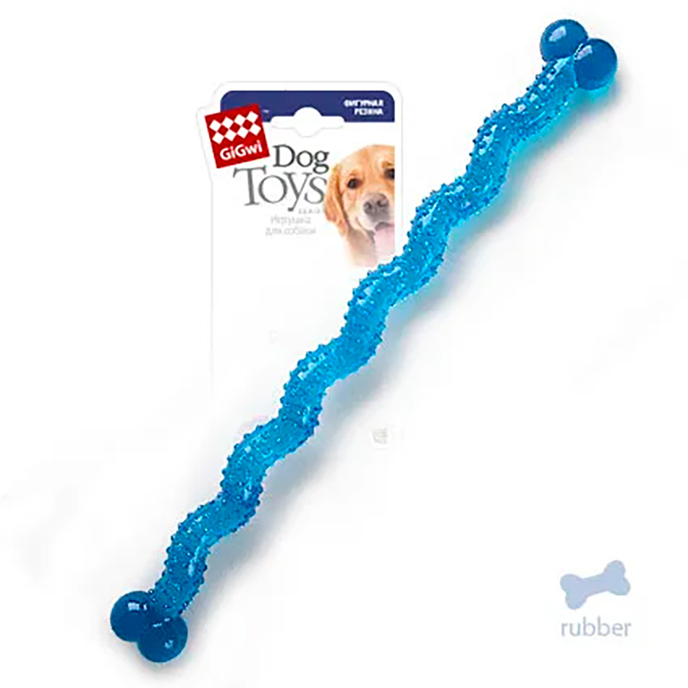 GiGwi Игрушка для собак Длинная резиновая косточка/резина