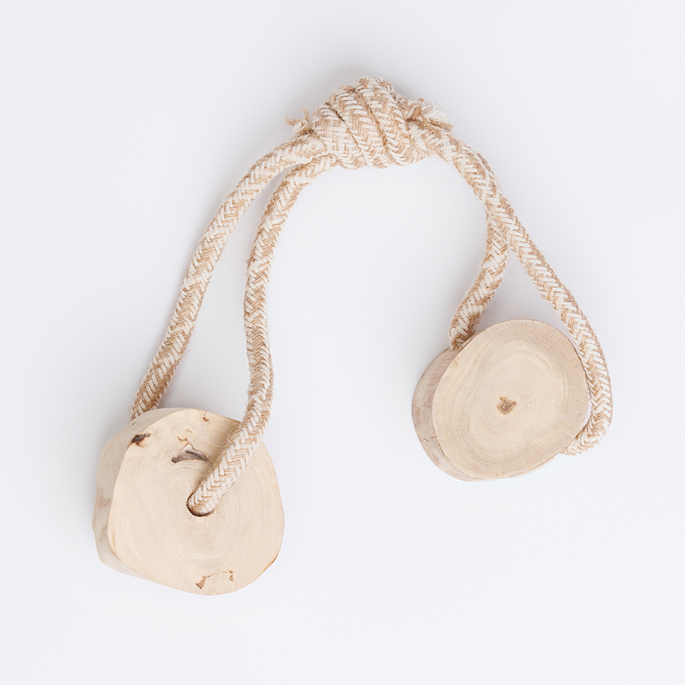 Petmax Игрушка для собак Палочки из кофейного дерева на веревке, 45 см