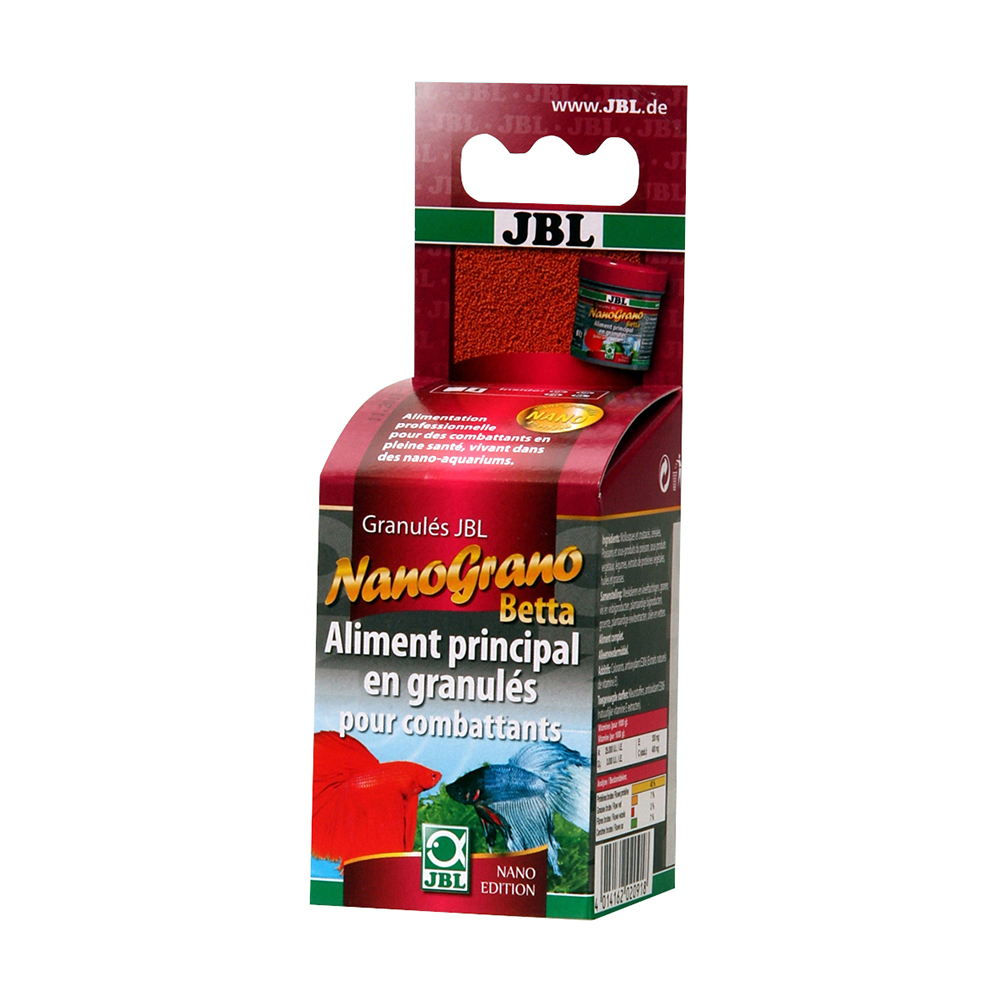 

JBL NanoGrano Betta Основной корм для бойцовых рыбок в нано-аквариуме,гранулы