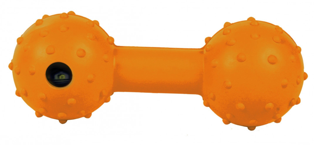 Trixie Игрушка для собак Гантель резиновая 12,5 см