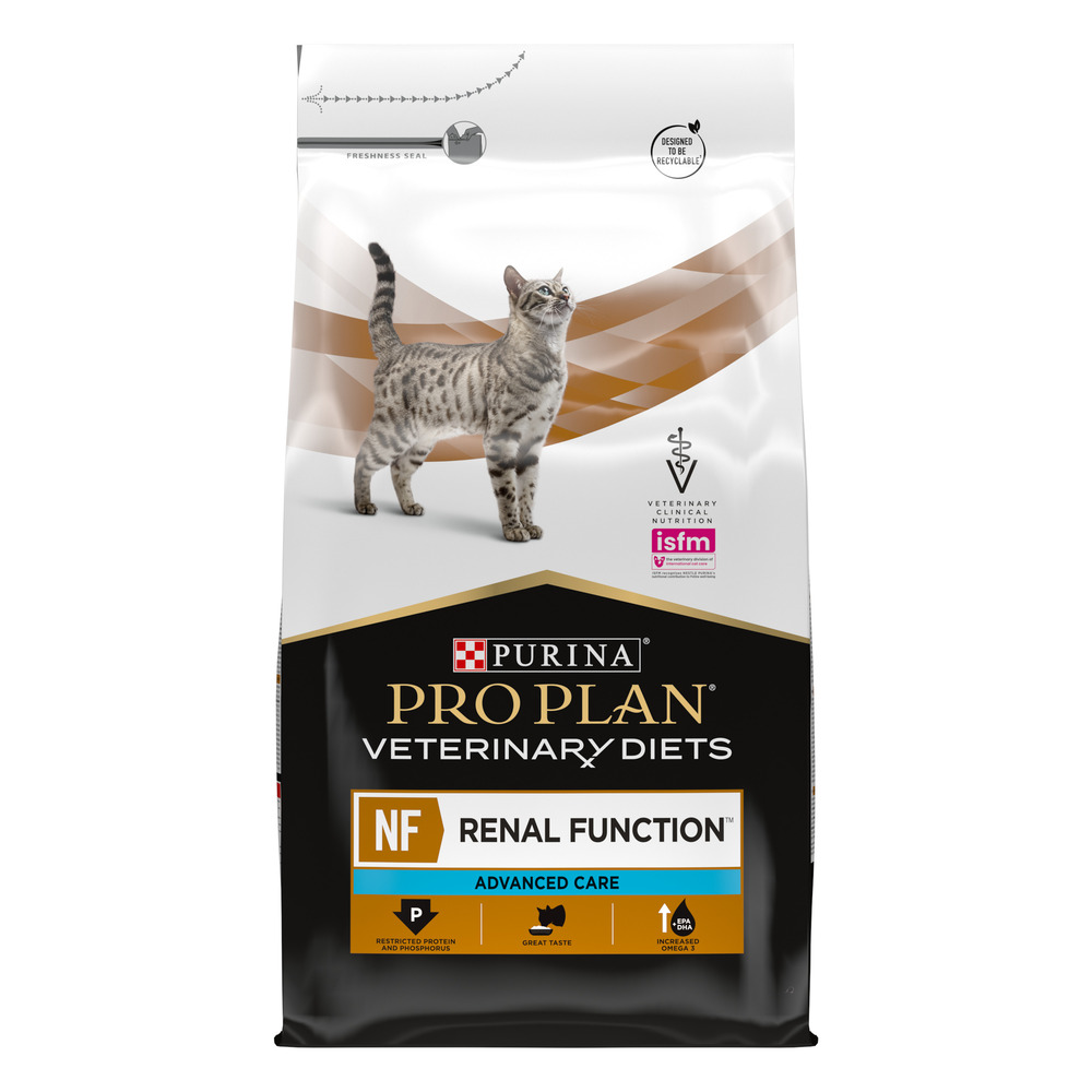 PRO PLAN® Veterinary Diets NF Renal Function Advanced care Сухой корм для взрослых кошек при хронической почечной недостаточности для поддержания функции почек (поздняя стадия), 5 кг