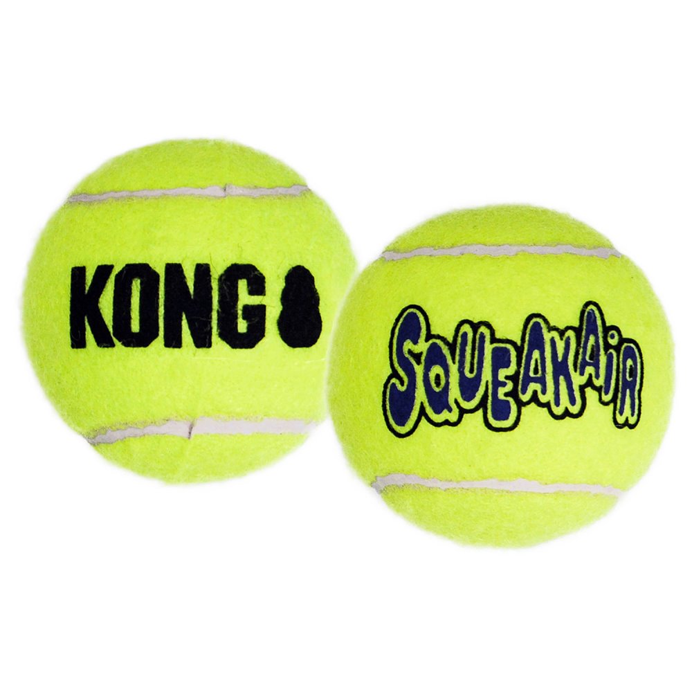 Kong Игрушка для собак Air Теннисный Мяч средний (в упаковке 3 шт) 6 см