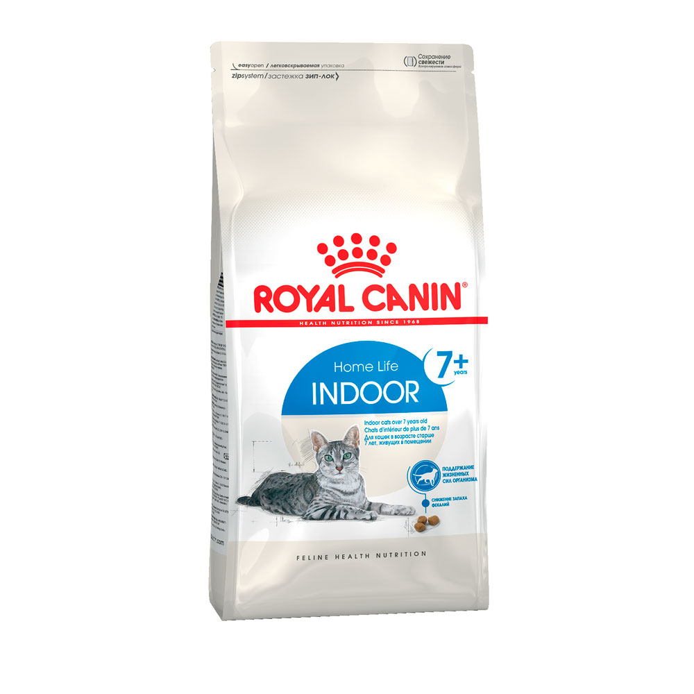 

Royal Canin Indoor 7+ корм для пожилых домашних кошек старше 7 лет, 3,5 кг