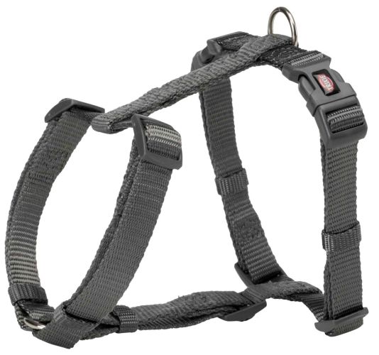 

Trixie Шлейка Premium H-Harness, M–L: 52–75 см/20 мм, графитовый