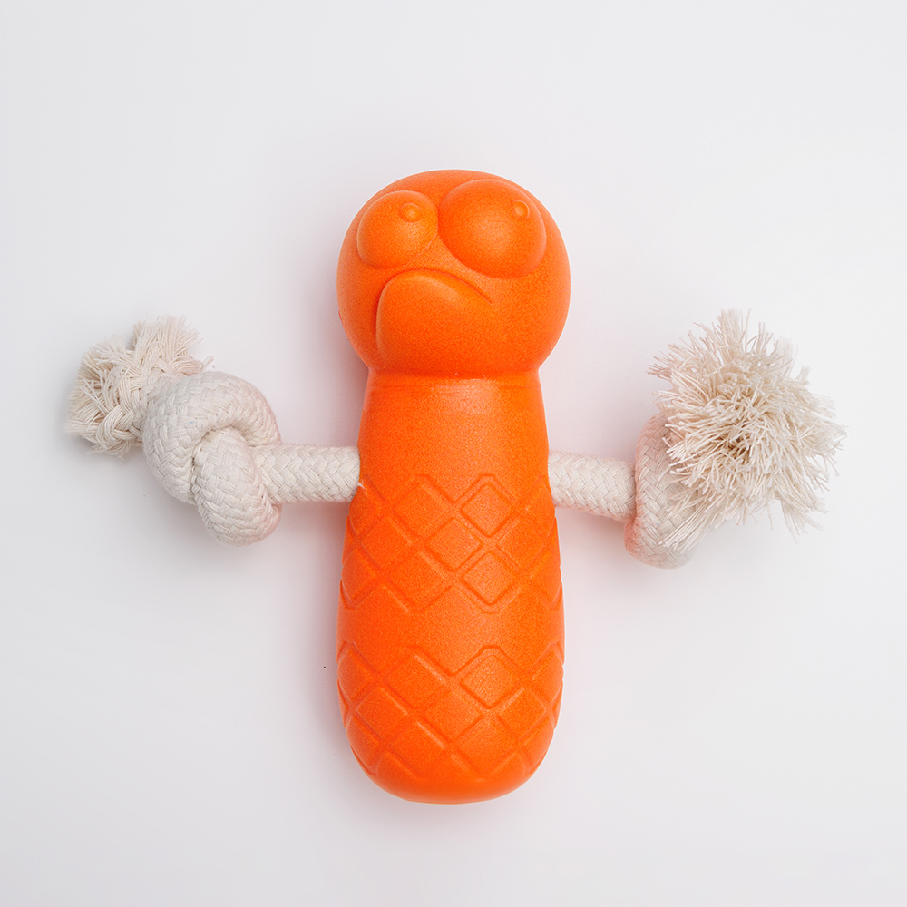 Rurri Игрушка для собак с веревкой, 17,5х18х7 см