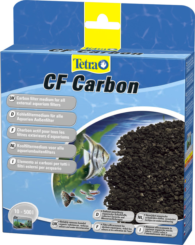 Tetra Уголь для всех видов внешних фильтров CF 400/600/700/800/1200/2400, 800мл 2х100 г