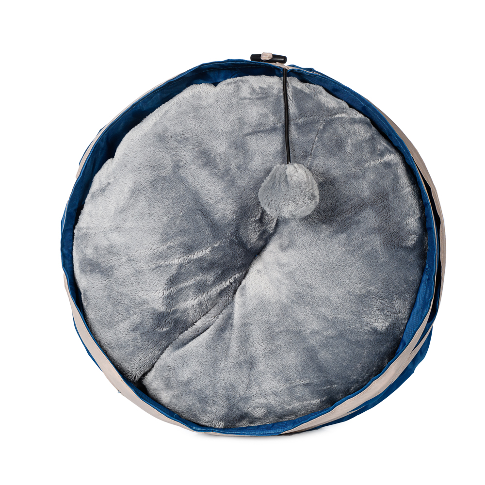 

Rurri Тоннель-пещера Save-the-planet для кошек и собак мелких пород, 33 см, синий