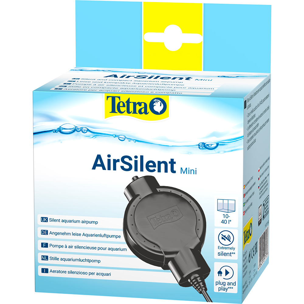 Tetra Компрессор AirSilent Mini для аквариумов объемом 10-40л (пьезоэлектрический)