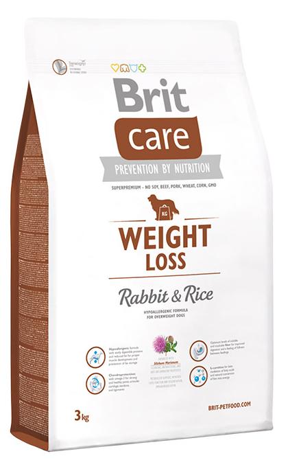 

Brit Care Weight Loss для собак, склонных к полноте, кролик с рисом