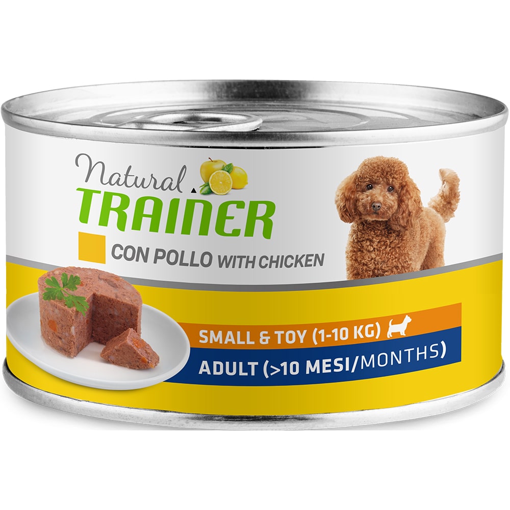 Trainer Natural Small & Toy Adult консервы для собак мелких и миниатюрных пород, с курицей, 150 г