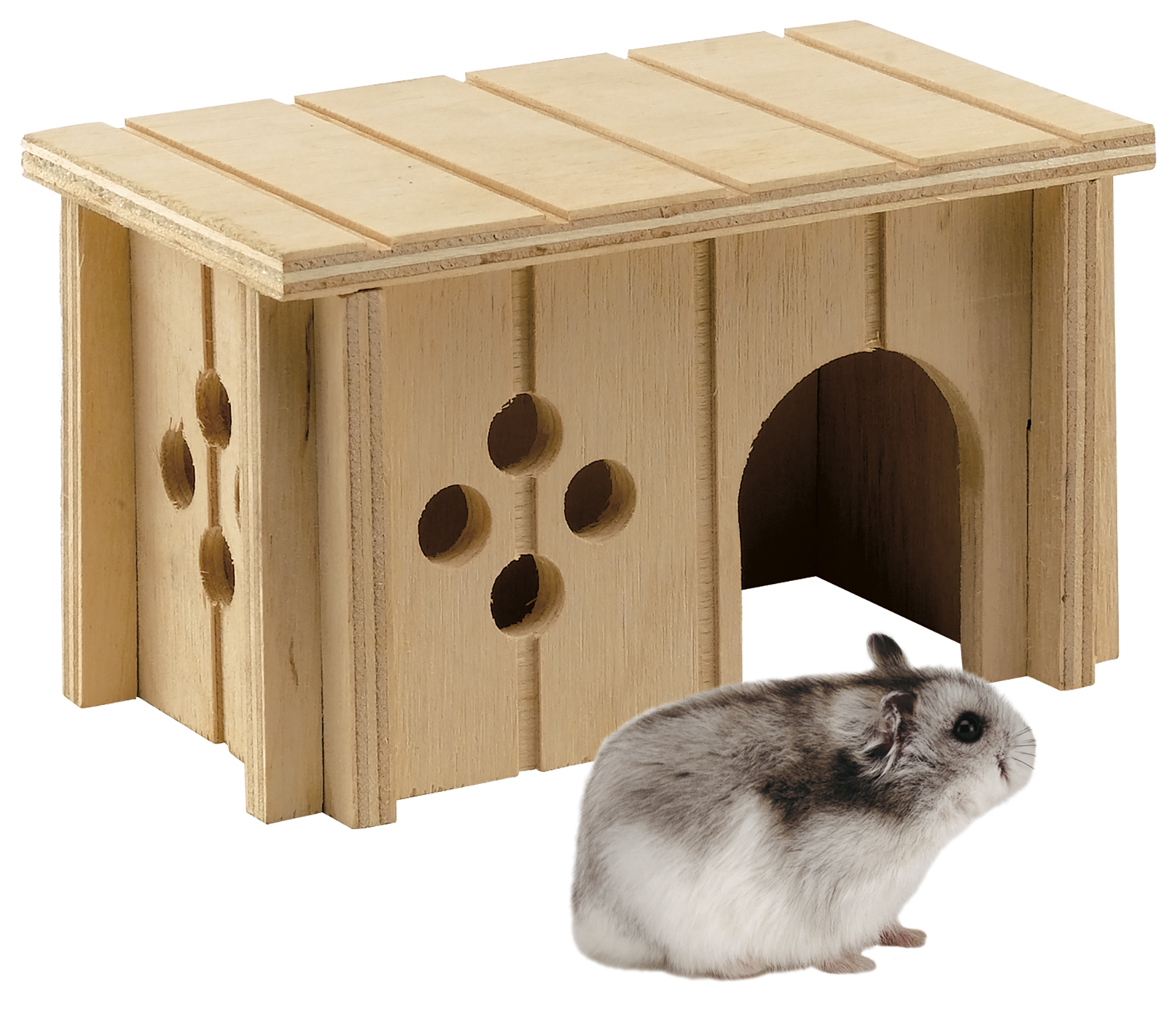 Ferplast Дом для мышей SIN 4641 деревянный