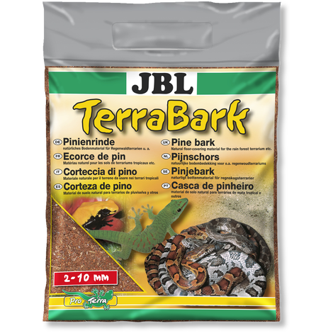 JBL Натуральный субстрат из сосновой коры для лесных и тропическихтеррариумов, 10-20 мм, 5 л