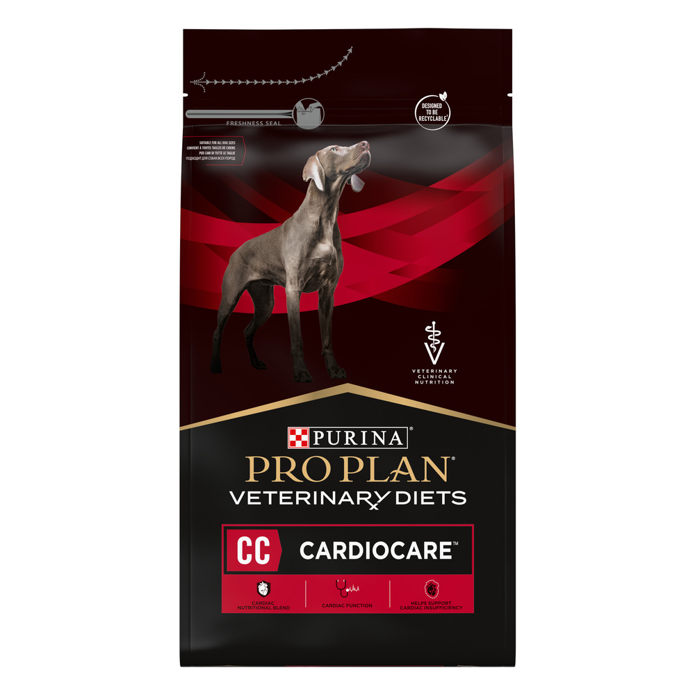 PRO PLAN® Veterinary Diets CC CardioСare Сухой диетический корм для собак для поддержания сердечной функции, 3 кг
