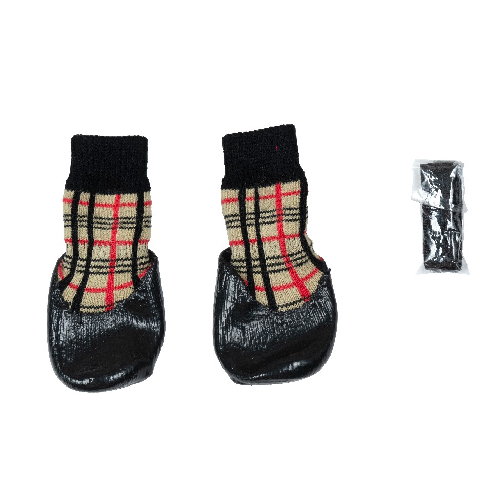 

Rurri Носки с прорезиненной подошвой для собак 2XL черный (унисекс)