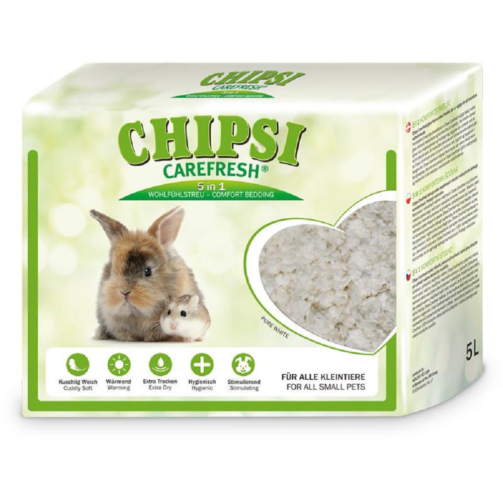 CareFresh Chipsi Pure White Наполнитель белый для птиц и мелких домашних животных, 5 л