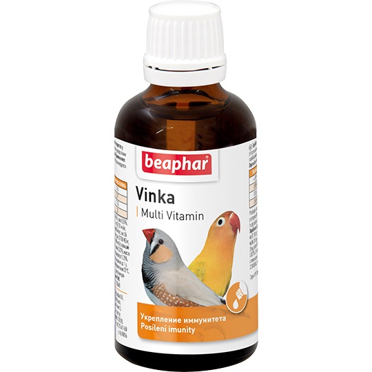 Beaphar Vinka Кормовая добавка для птиц, укрепление иммунитета, 50 мл