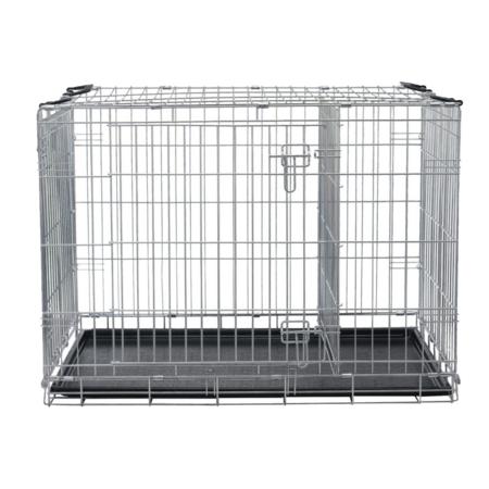 Savic Переноска-клетка Residence для кошек и собак крупного размера, 107х71х81 см, серая