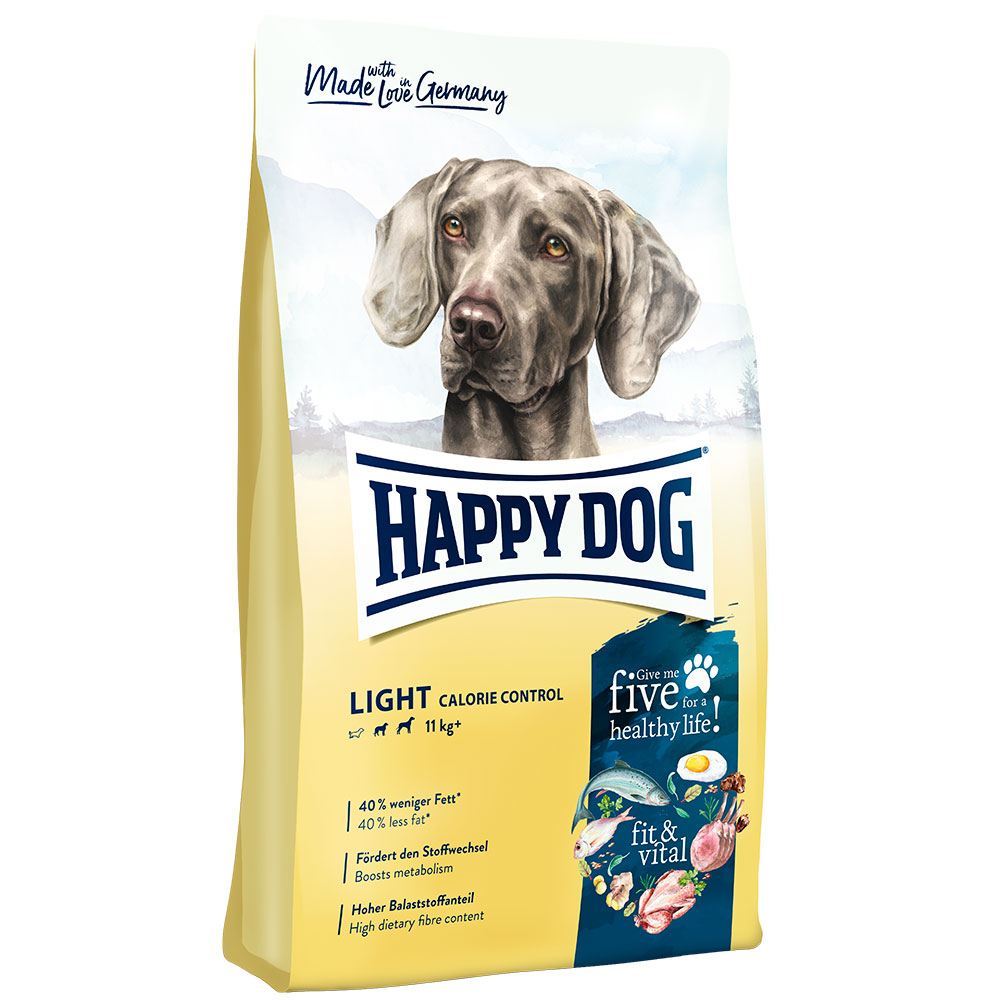 

Happy Dog Light Calorie Control корм для собак средних и крупных пород с избыточным весом, 12кг