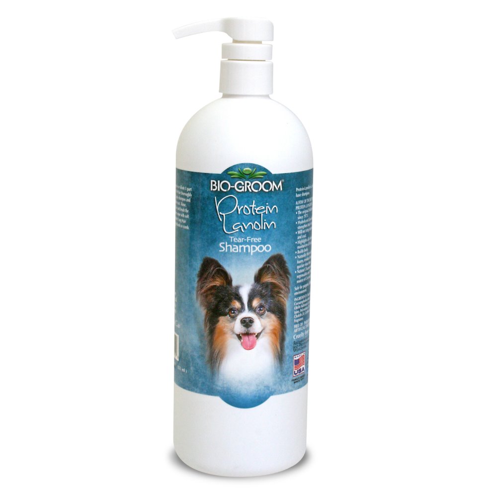 

Bio-Groom Protein-Lanolin Увлажняющий шампунь с ланолином для собак и кошек, без сульфатов, 946 мл