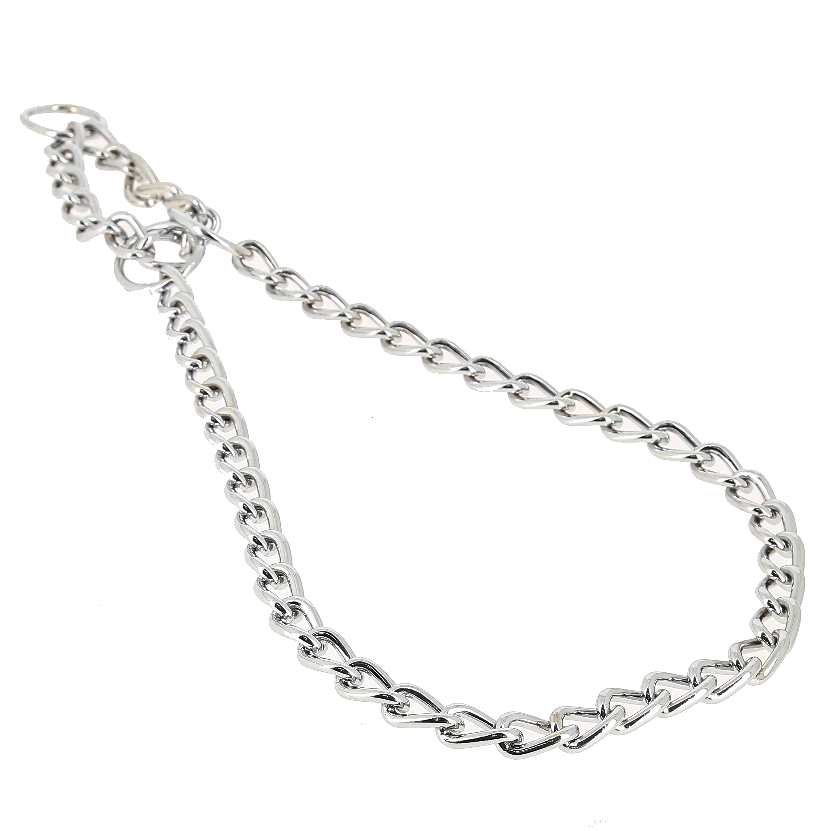 

Каскад Полуудавка для собак средних пород металлическая однорядная 40 см, 0,2 см (размер прутка)