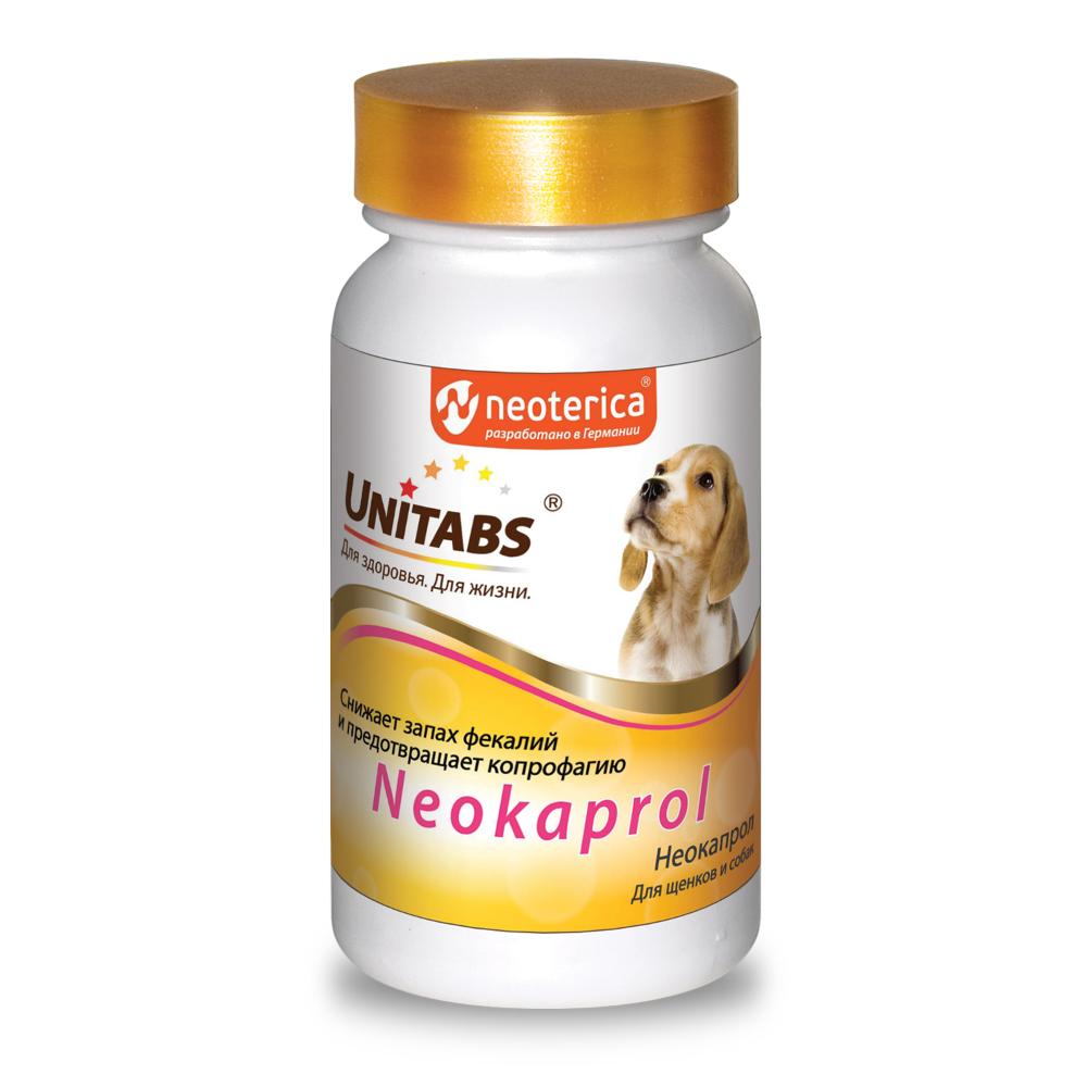 Unitabs Неокапрол кормовая добавка для снижения запаха фекалий и предотвращения копрофагии