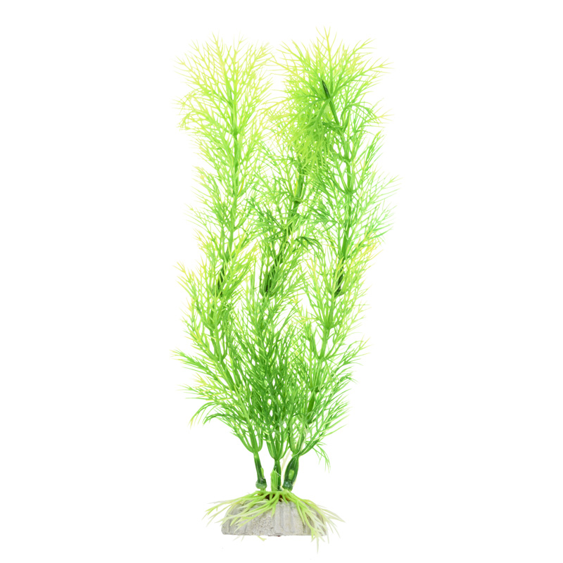 AquaFantasy Растение зеленое 20см 