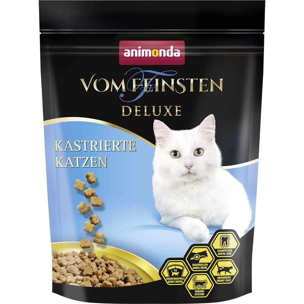 

Animonda Корм сухой VOM FEINSTEN DELUXE Castrated для кастрированных кошек 250г