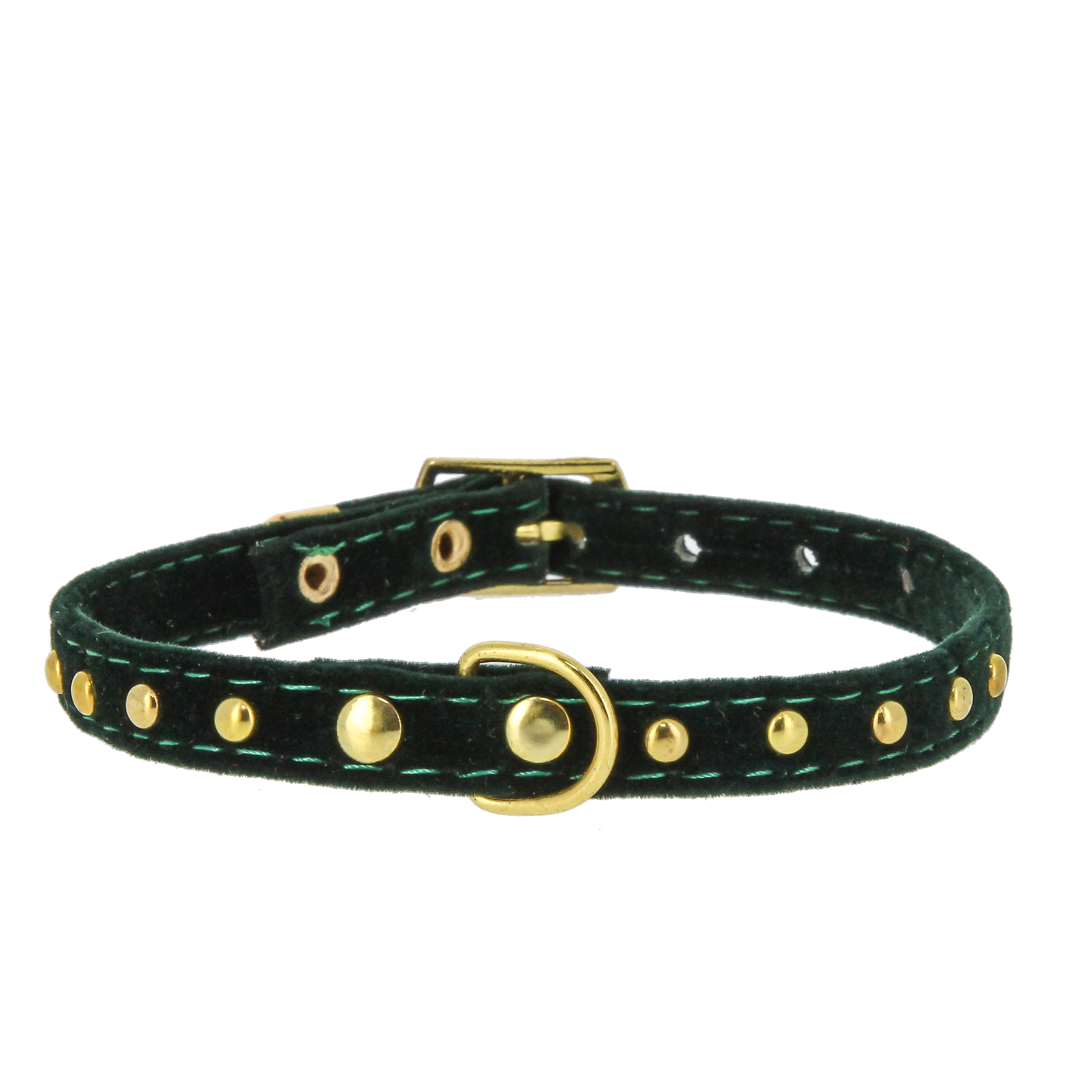 

Каскад Ошейник для кошек и собак флок с украшением зеленый 30x1 см